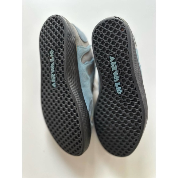 Vintage 90s AIRWALK Scorch Blue Flame Singe Skateboard Sneaker Sz 9 - Picture 10 of 13